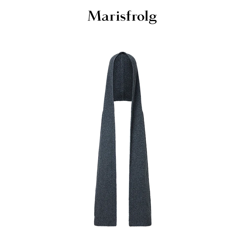Marisfrolg玛丝菲尔灰色气质披肩百搭时尚A2EG43023