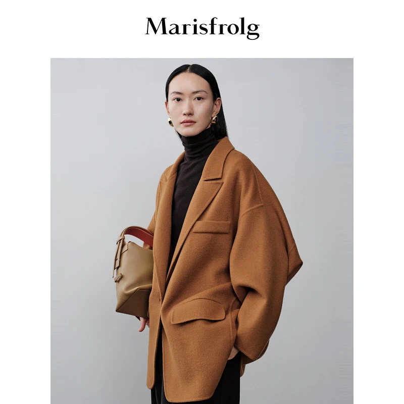 【艺术时装大衣】Marisfrolg玛丝菲尔23冬时尚大衣ACDE4055D