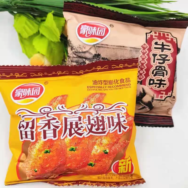 豪味园留香展翅味小吃膨化麻辣味80后怀旧零食