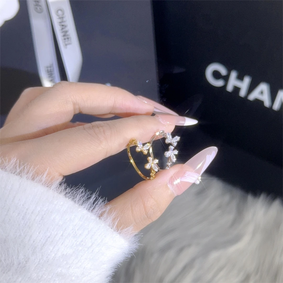 925银合成锆石戒指 「邂逅」锆石戒指时尚气质轻奢精致百搭小众礼物