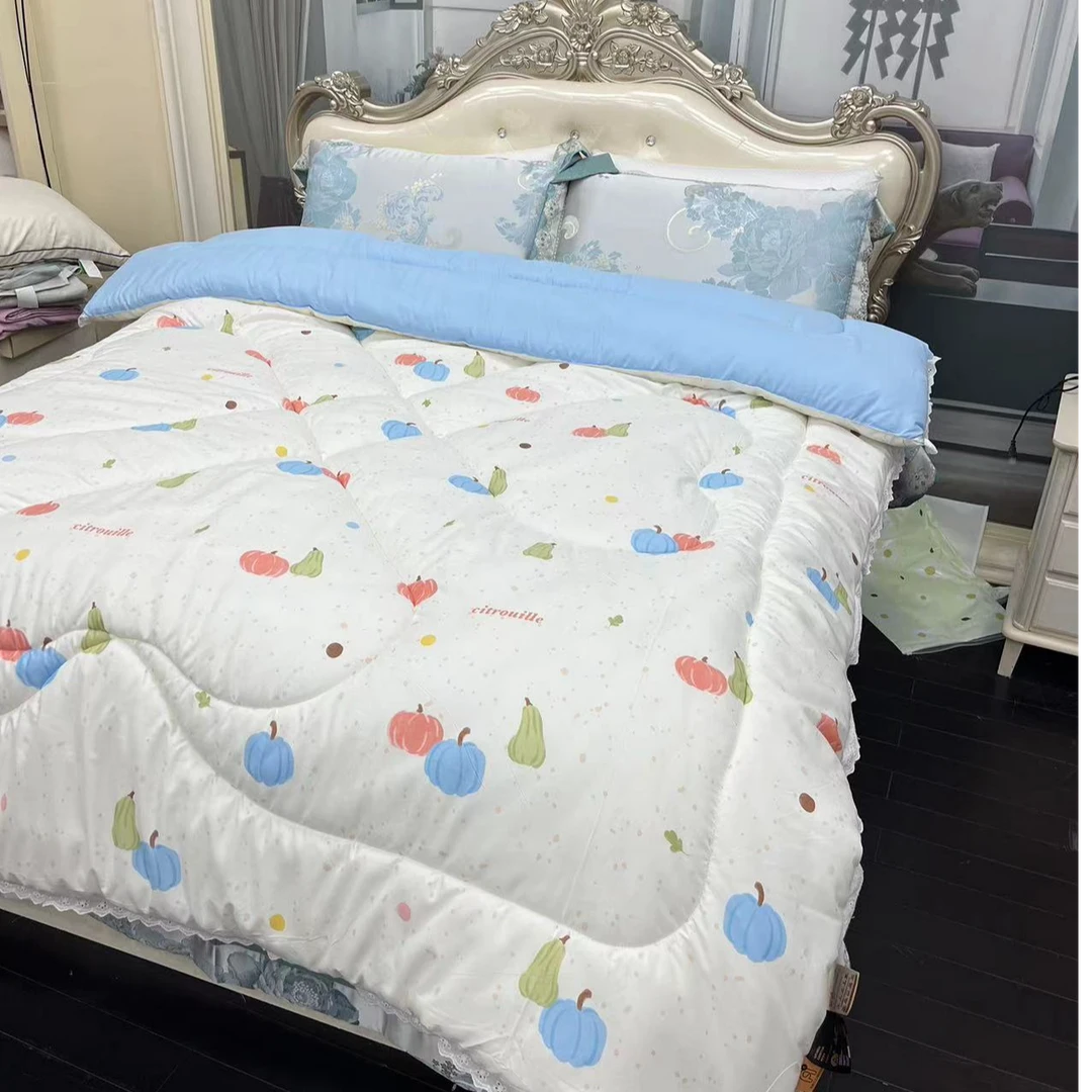 2x2.3m【董事长专属】品牌尾单 花边工艺款 超柔加厚冬被春秋被亖1