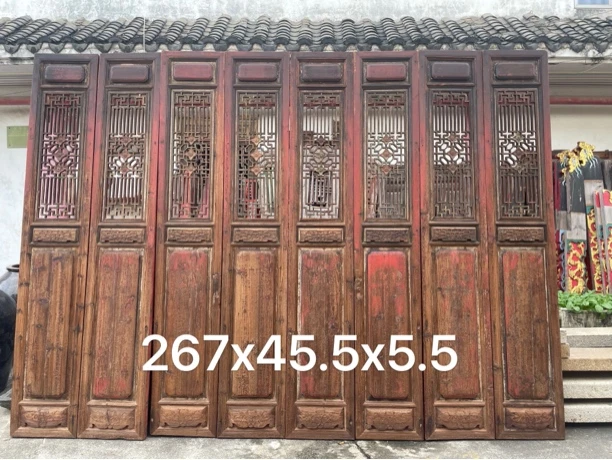 老门板 屏风 隔扇