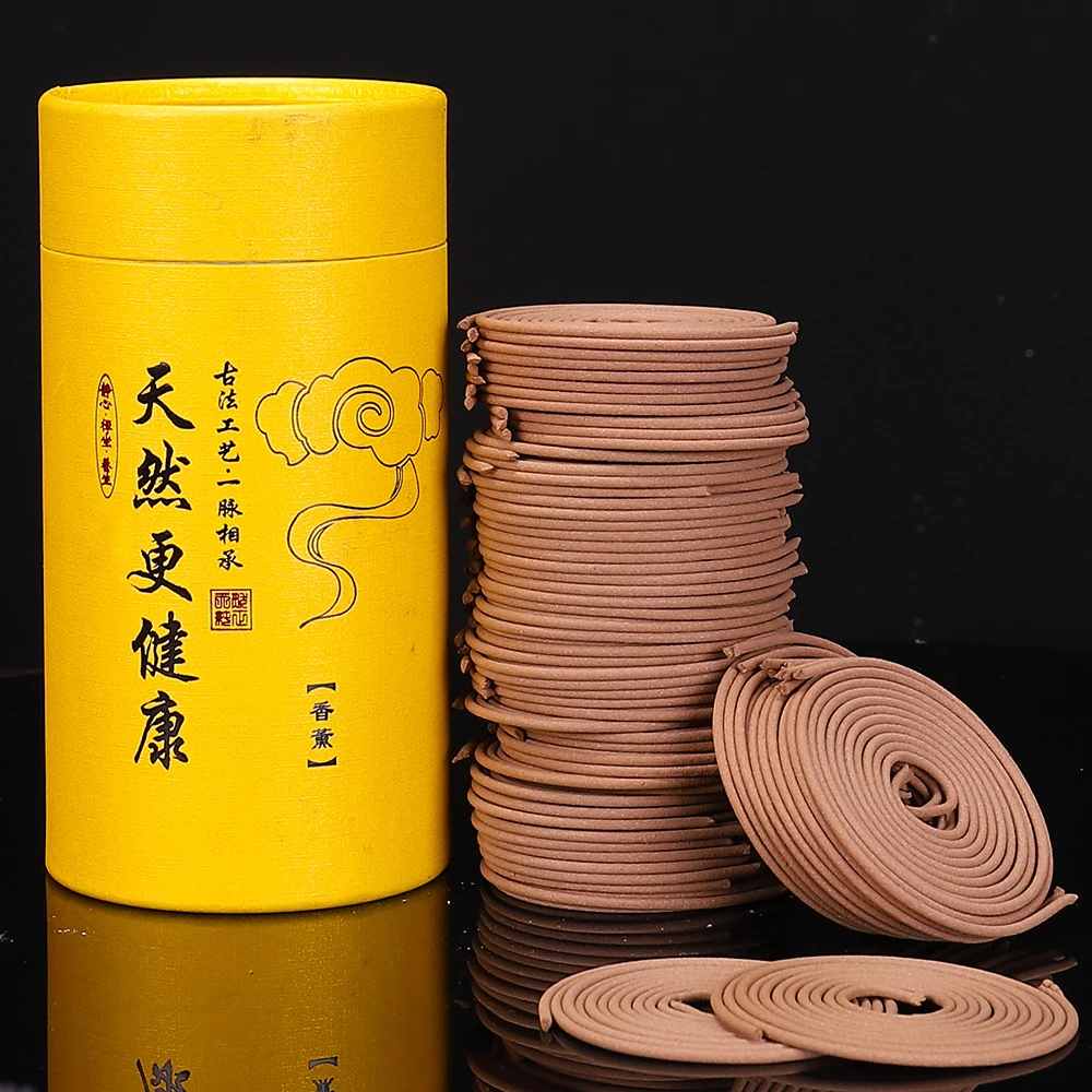 盘香120盘檀香家用客厅熏香持久留香桂花天然盘香卫生间厕所除臭
