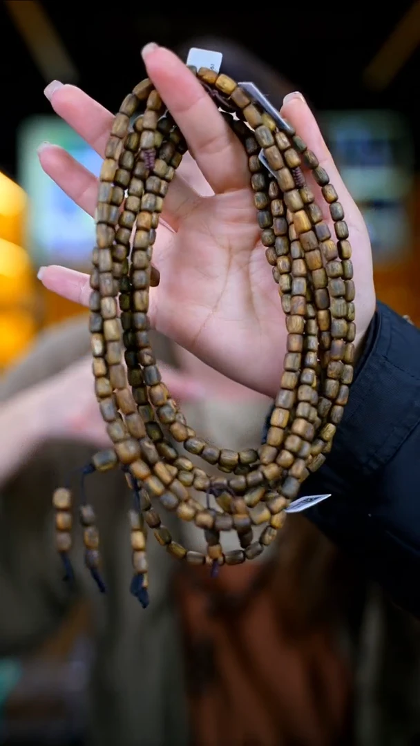 【闪购商品】沉香手串多样性发一条乌身圆叶手串多圈