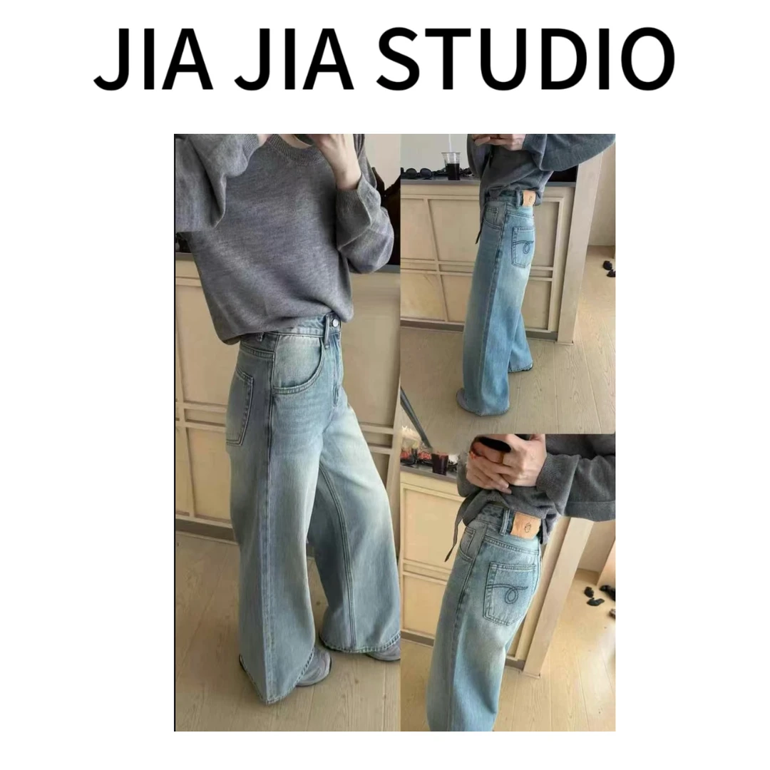 嘉嘉推荐#036【重磅定制 冬季加绒变态厚】时尚百搭刺绣牛仔裤