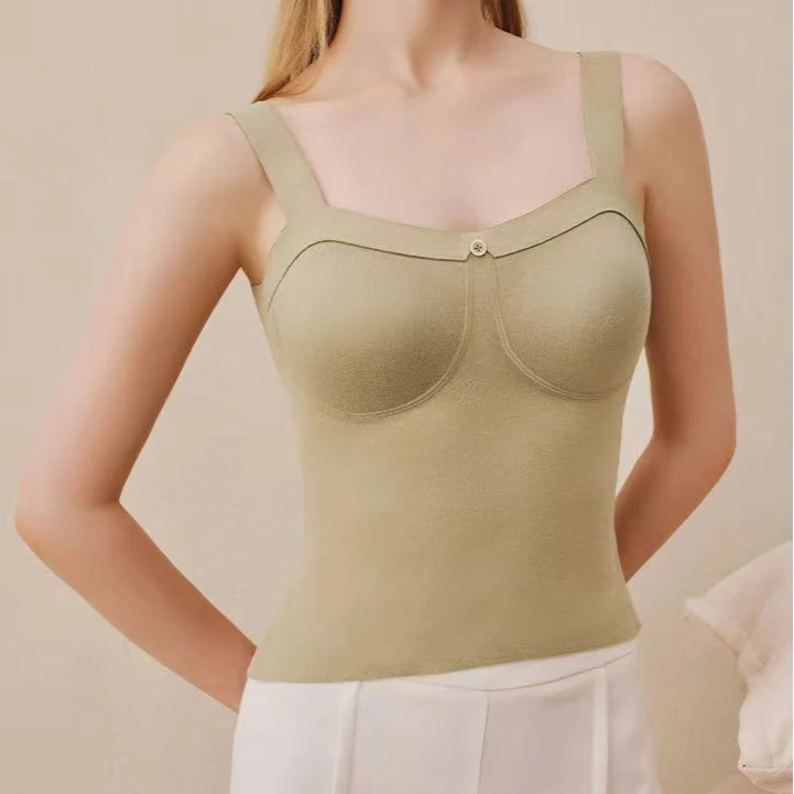 8427号272#秋冬纯色一体内里恒温舒适背心（预）