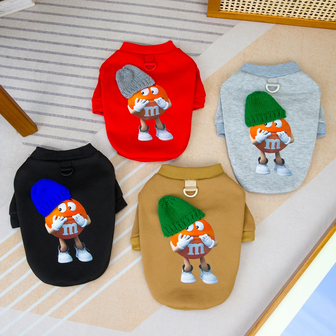 猫猫狗狗秋冬24小帽子卫衣比熊泰迪中小型宠物两腿薄绒卫衣