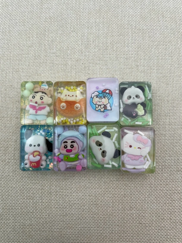 30号卡通手工滴胶麻将（手工制品默认微瑕）