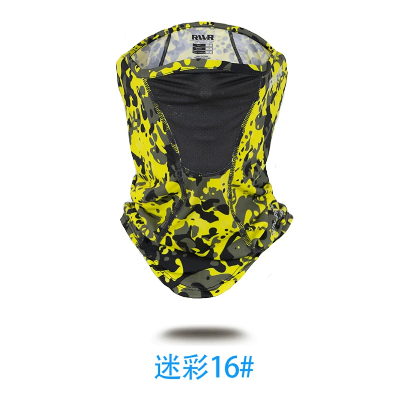 RVVR路亚高弹手套面罩护臂护腿钓鱼露三指五指冰丝防晒拉雪丽