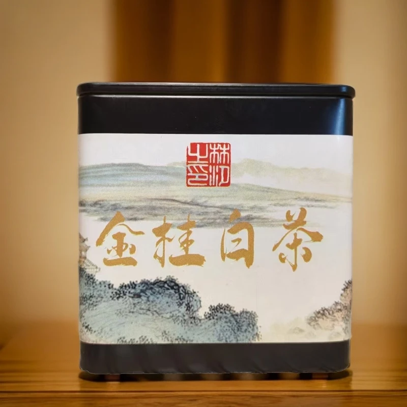 【林汐茶语•金桂白茶】2024年金桂白茶普洱茶白茶薄片80克