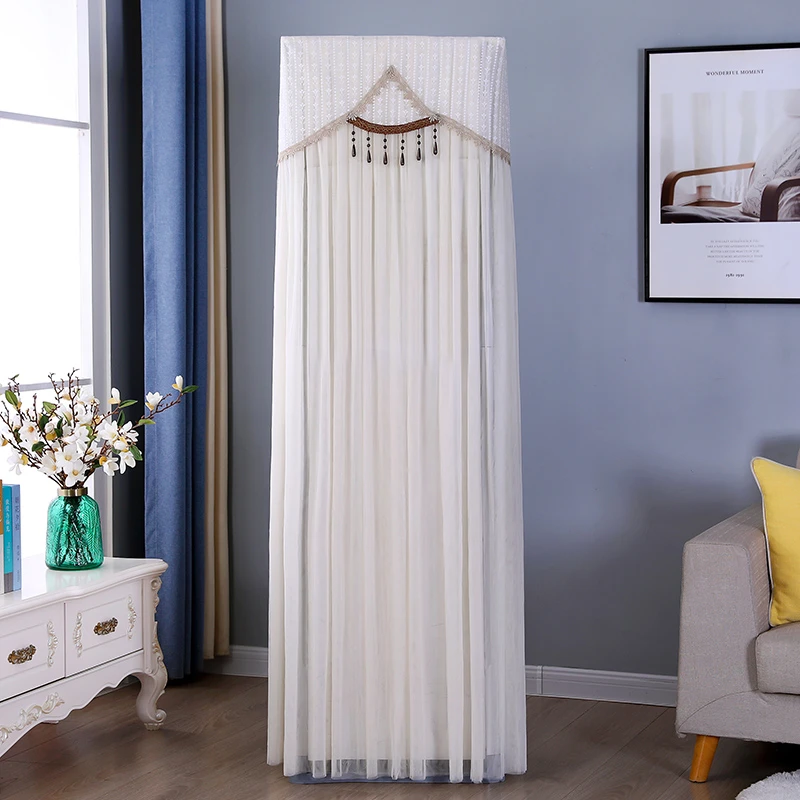 客厅空调罩空调套挡风防晒立式空调柜机家用防尘罩方形开机不取