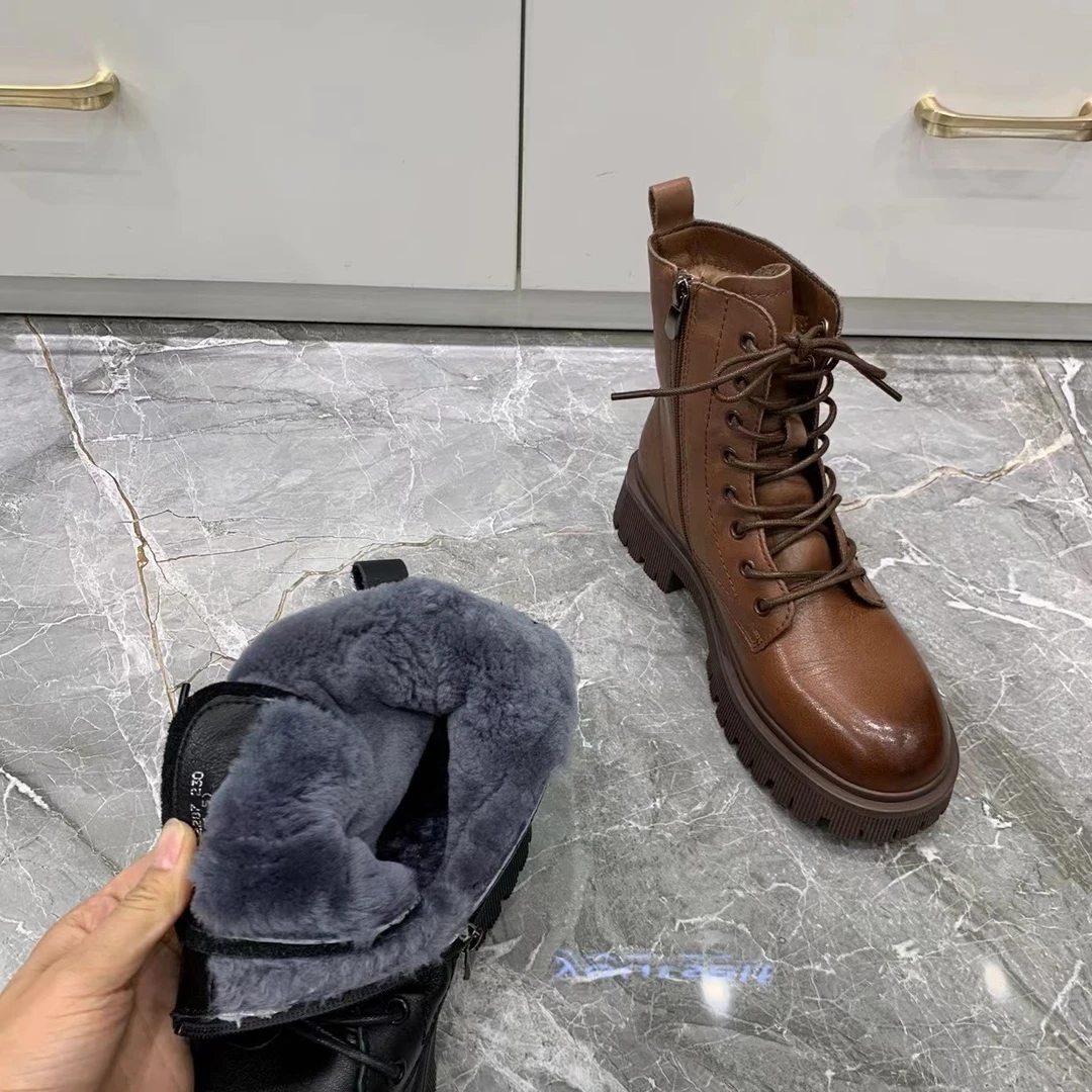 2024秋冬新款气质休闲百搭女士短靴/FR/32287Y