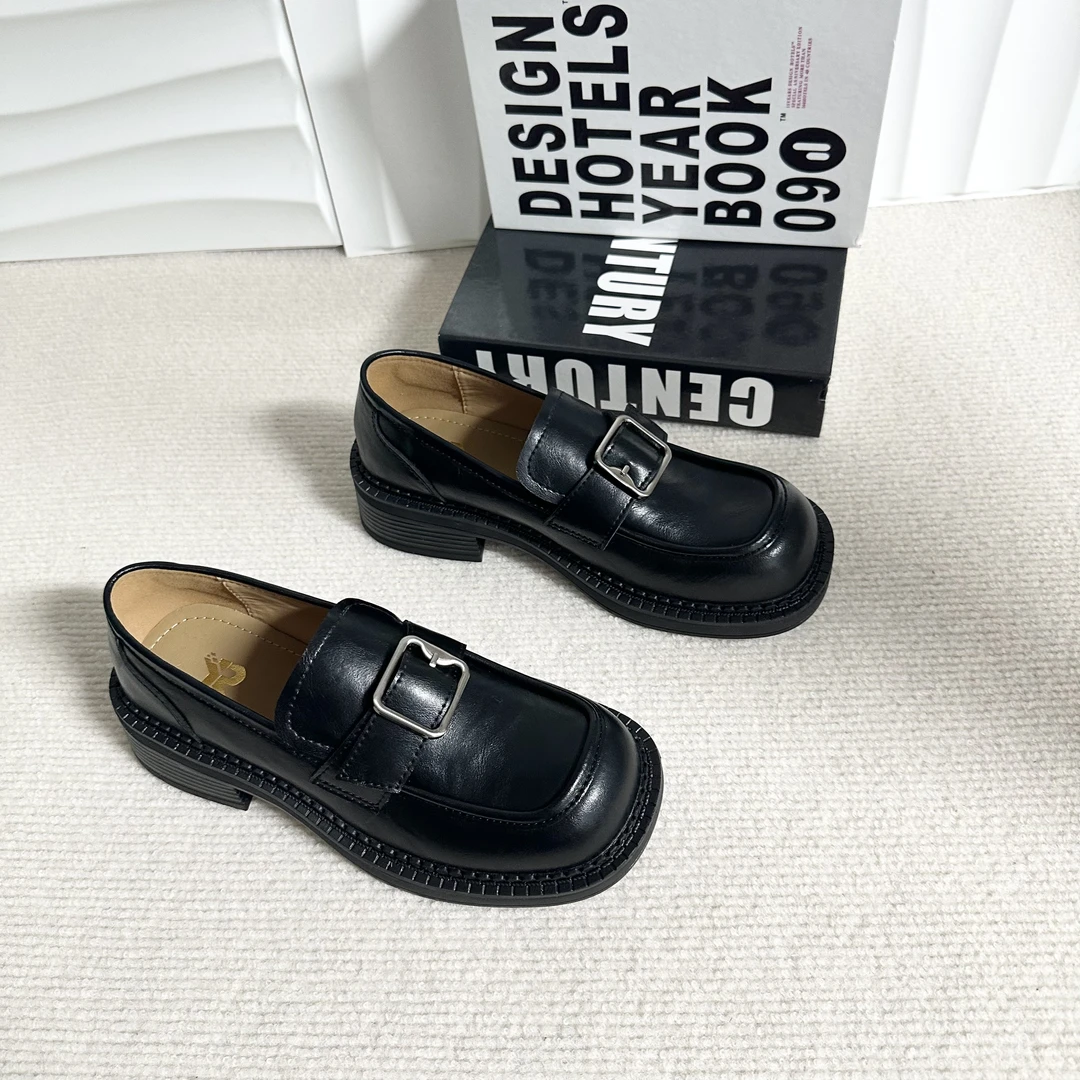 【与然良品】7803新款爆版百搭时尚乐福鞋