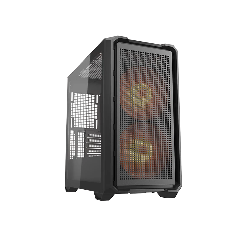 骨伽小乘风MX600mini台式玻璃侧透机箱支持电脑MATX主板电脑机箱