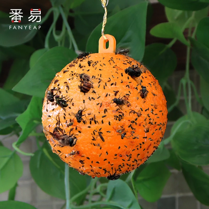 J诱蝇球果蝇诱捕器产品果实蝇诱粘柑橘圆形引诱大实蝇小实蝇诱剂