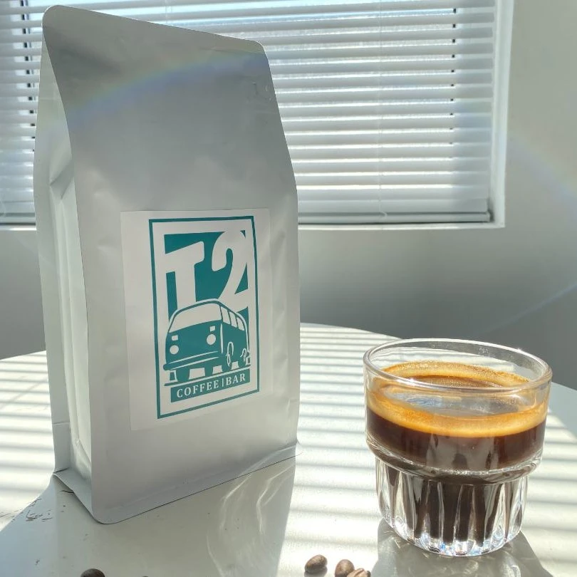 不二咖啡 T2 cafe 定制意式拼配咖啡豆(小黑哥) 500克 美式精品