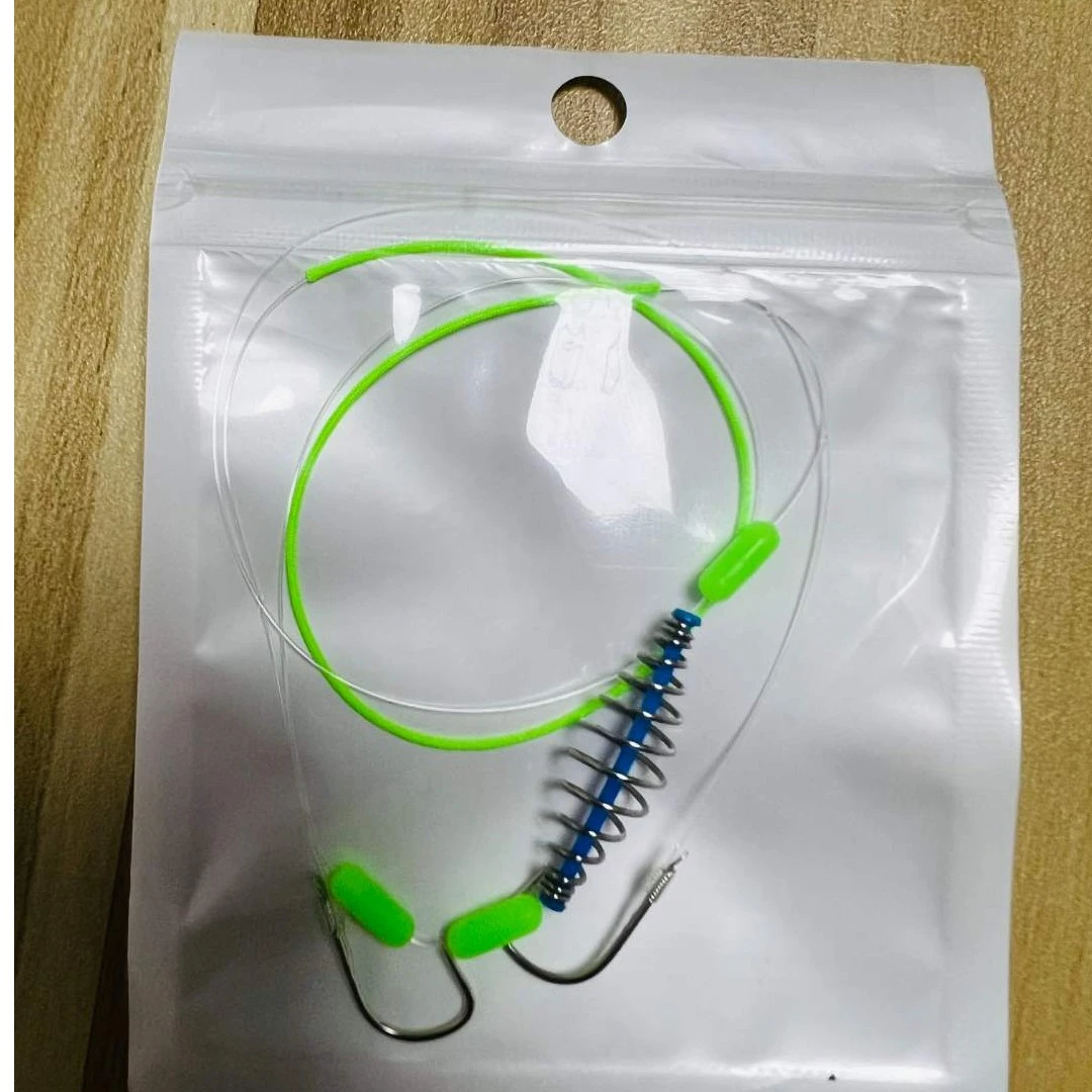 【弹簧款鲢关东10付装】鲢鳙专用钩可定制加长鲢鳙专用弹簧钩子线