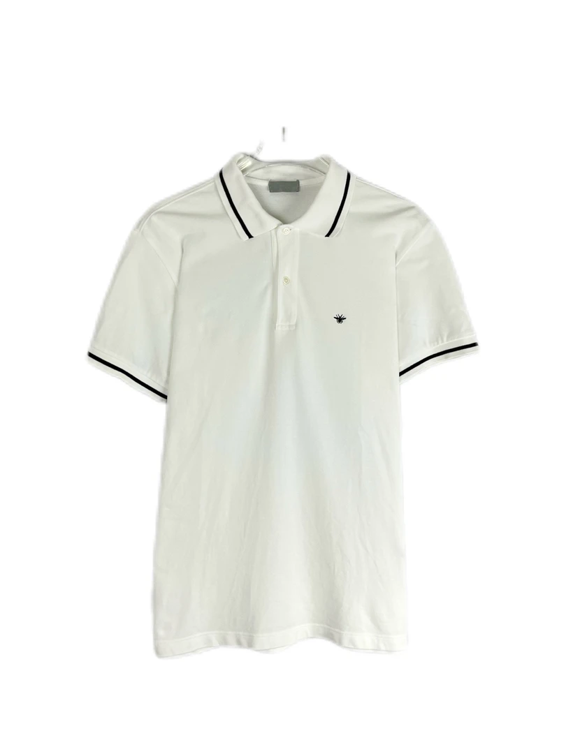 99新 8429451 Dior迪奥 小蜜蜂刺绣翻领短袖polo衫 XL码