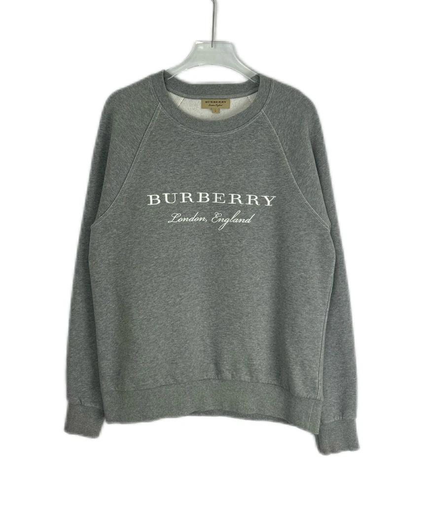 99新 9290281 Burberry 博柏利 战马刺绣圆领加绒套头卫衣 L码
