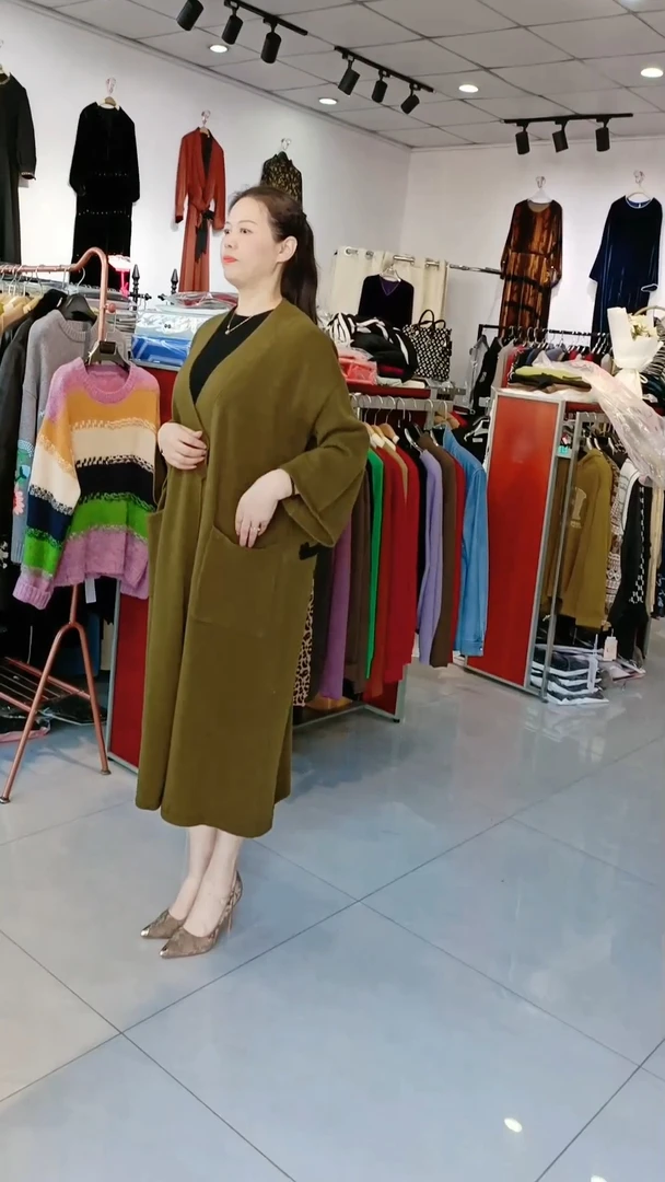 2023年最新款山羊绒电脑刺绣显瘦外套