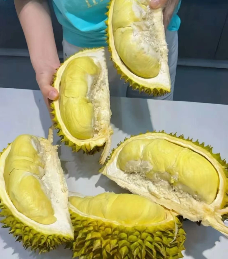 泰国树熟金枕榴莲纯肉1.4-1.5斤(现拍现剥)