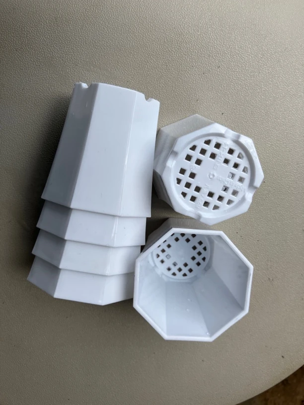 八角多肉小花盆 7.5cm 一组发40个