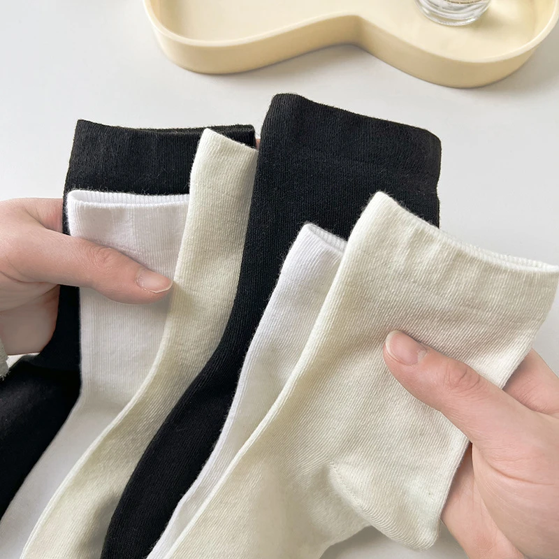 袜子女春秋月子袜夏季防臭学生袜堆堆袜长袜弹力爆款网红吸汗袜子