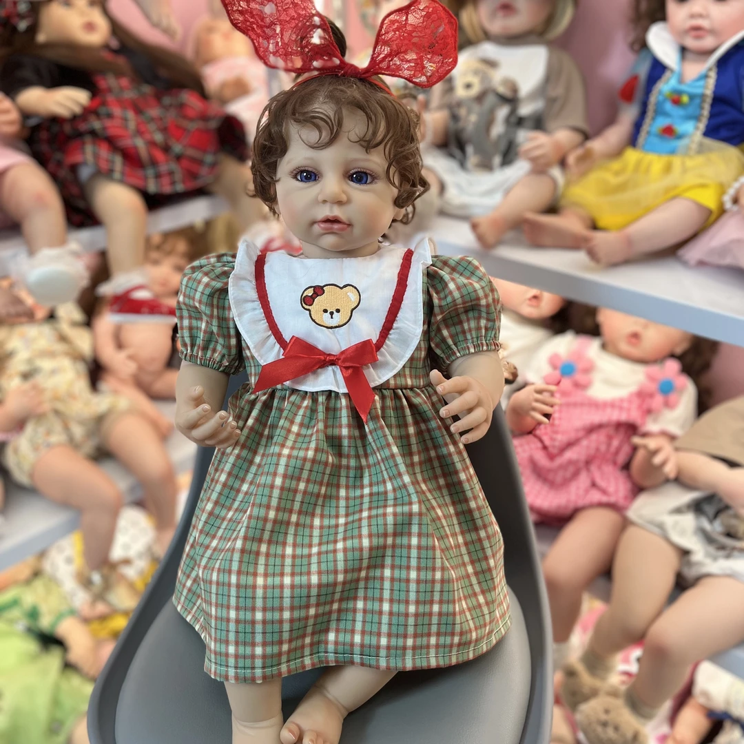 Yuboojia60cm混血糯糯 布身款 仿真婴儿 重生娃娃 儿童玩具礼物