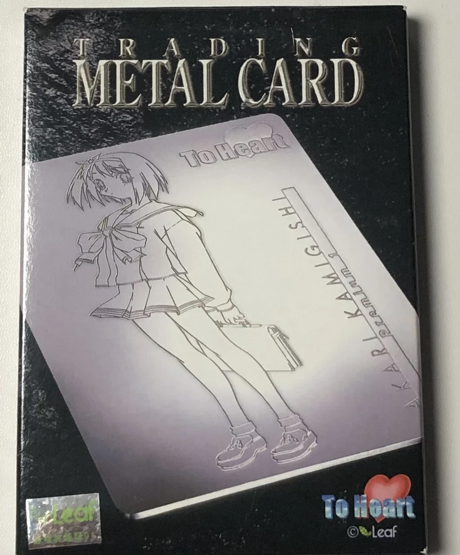 中古（日版）to heart 金属收藏卡 单盒（默认主播代拆）