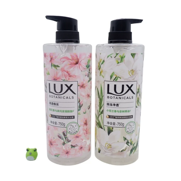 LUX/力士小苍兰润肤沐浴露750g香氛持久留香滋润精油排浊烟酰胺