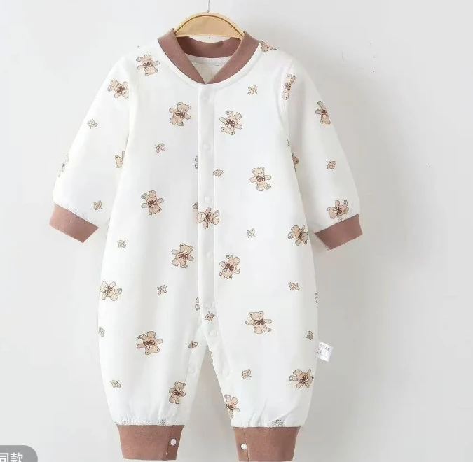 【温变连体40克】婴幼儿新款秋冬纯棉哈衣爬服 软棉舒适长袖