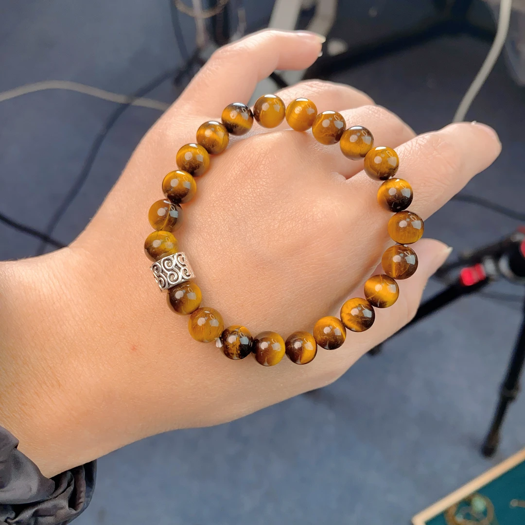 虎睛石单圈卡8mm