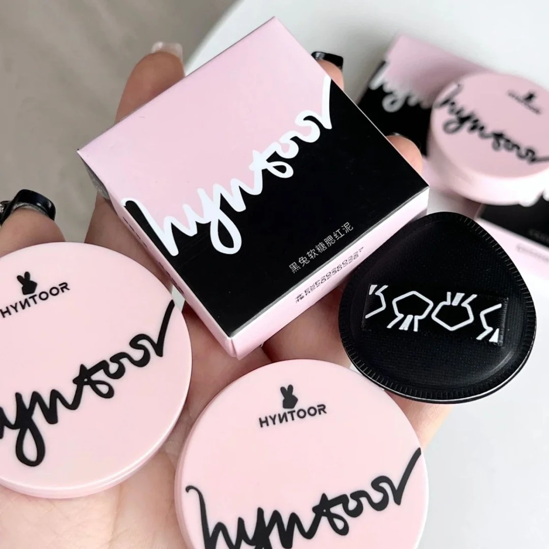 HYNTOOR/黑兎【现货秒发】软糖腮红泥哑光腮红膏轻薄不易脱妆膨胀色