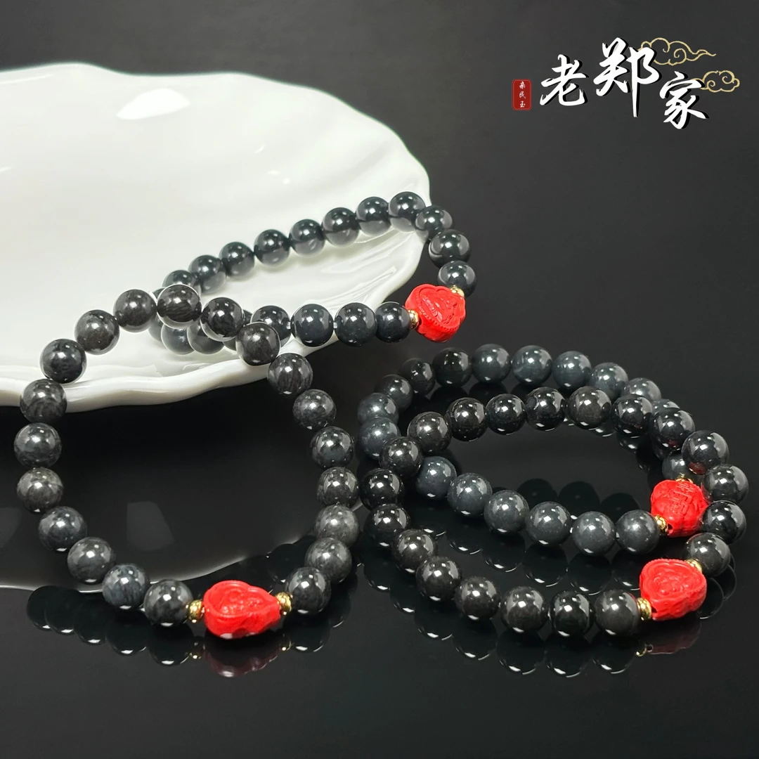 【老郑家】和田玉DIY手串  约8mm 多样性发1件 1005