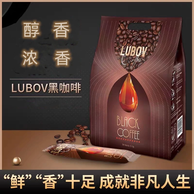 琉鲍菲进口黑咖啡速溶/1袋50包(100g)