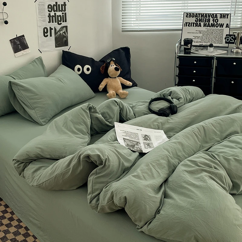 被套单件夏季单人被罩被单男女生非全棉纯棉冰丝学生宿舍床品套件