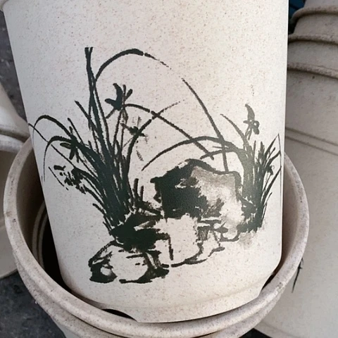 树脂20CM(含)-50CM(不含)3个兰花微瑕