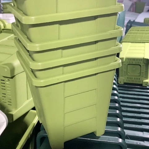 红陶20CM（含）-50CM（不含）16口绿方无托6个