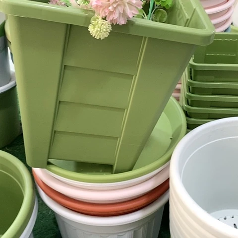 红陶20CM（含）-50CM（不含）26口绿方无托微瑕4个