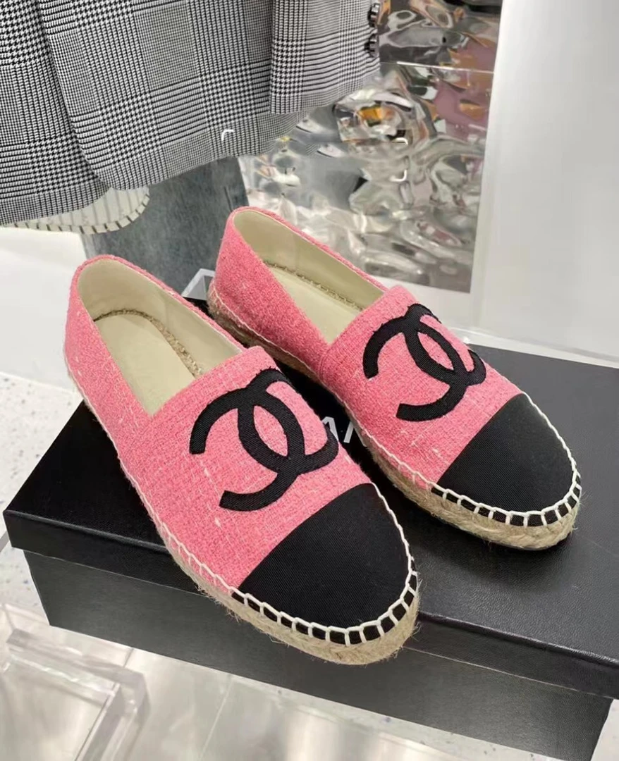 95新 Chanel/香奈儿 玫粉色渔夫鞋 38码 10337606