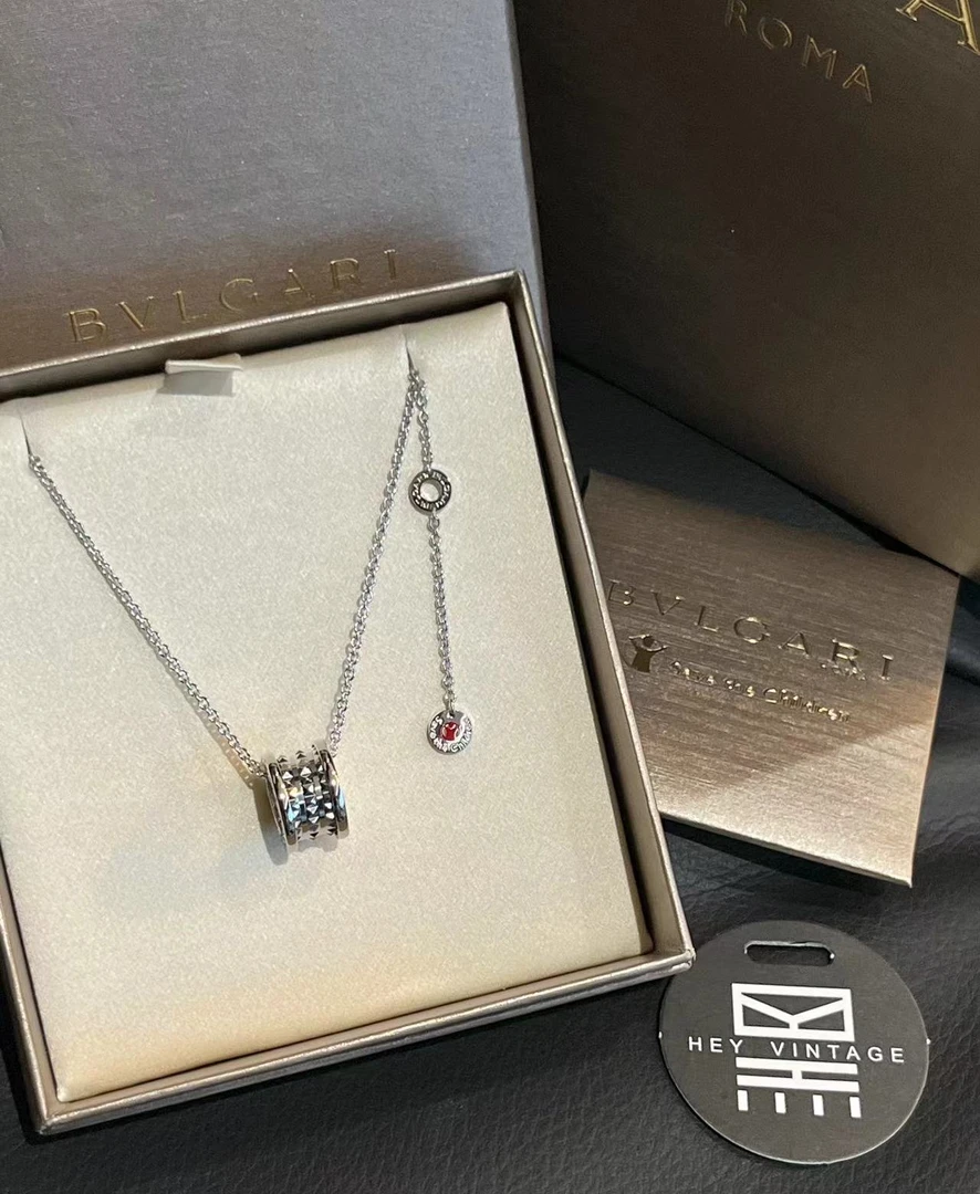 全新未使用 BVLGARI/宝格丽 第二条 慈善款弹簧项链 8615797