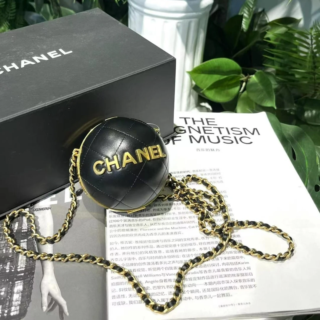 99新 Chanel/香奈儿 chanel 22A黑金球球包 3825824