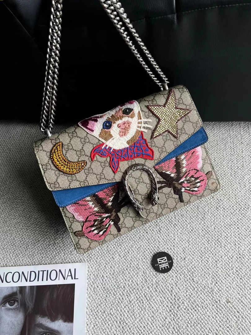 95新 GUCCI/古驰 Gucci限定酒神包 大号 28cm 8896986