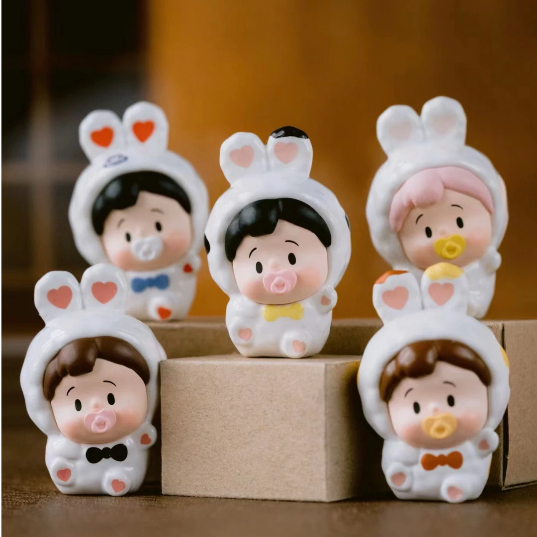 【代拆】小花卷豆豆兔系列萌粒盲盒