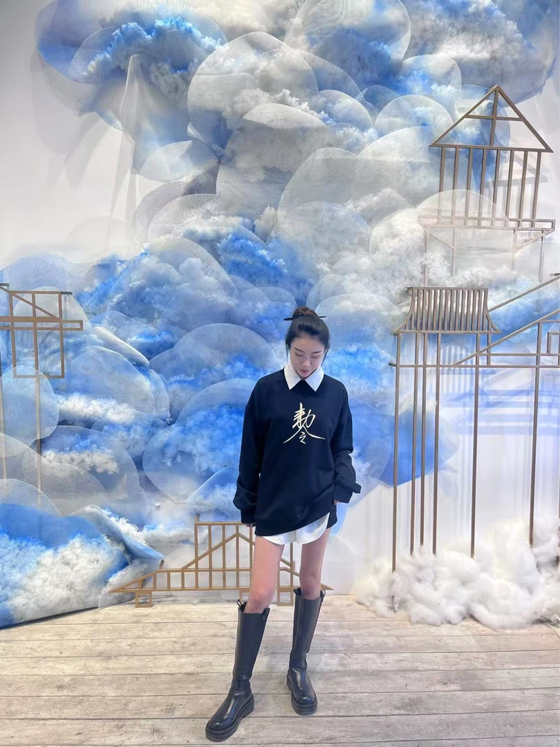 【古阿新锦玩记】原创国风刺绣敕令百搭秋冬上新卫衣