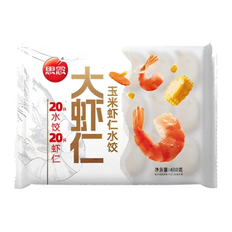 思念大虾仁玉米虾仁水饺400g