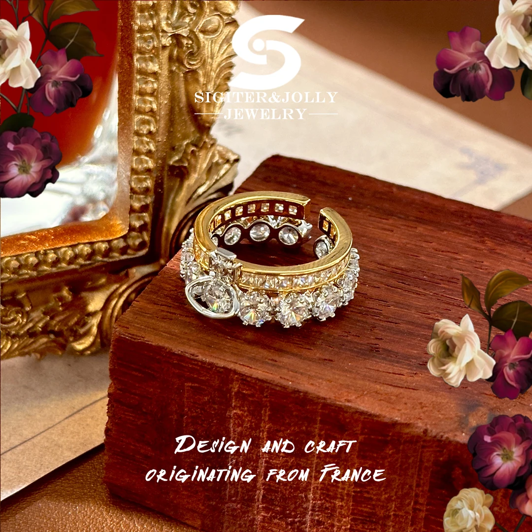 【星眸】法⭐Sigiter&jolly时尚戒指D-8419