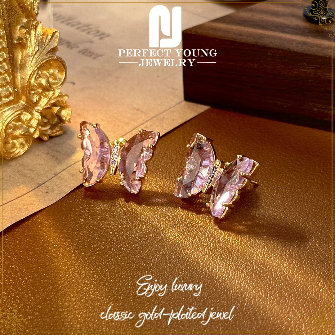 【紫霞仙子】法⭐PrefectYoung时尚气质耳钉Z-8781