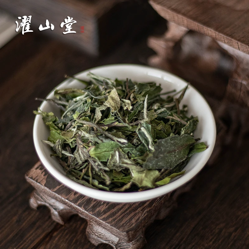 濯山2023年一级春寿眉散茶福鼎白茶花香煮茶茶叶盒装牛皮纸袋装