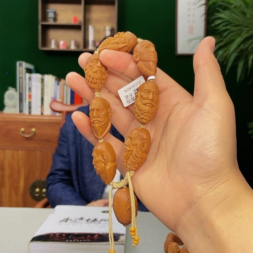 【闪购商品】橄榄核核雕七星罗汉66666666666666
